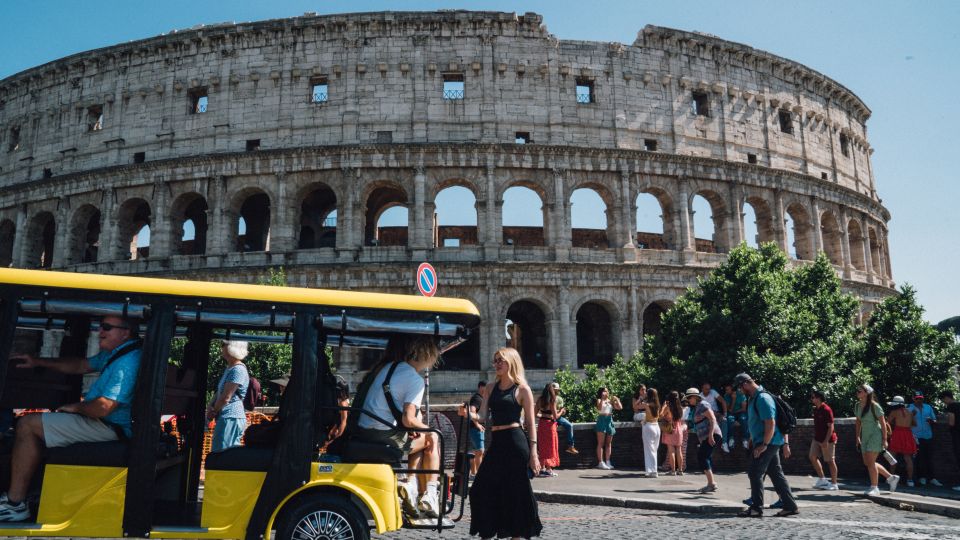 Rome: City Highlights Golf Cart Tour with Local Guide - Trevi Fountain coin toss, plus the best kind of tradition