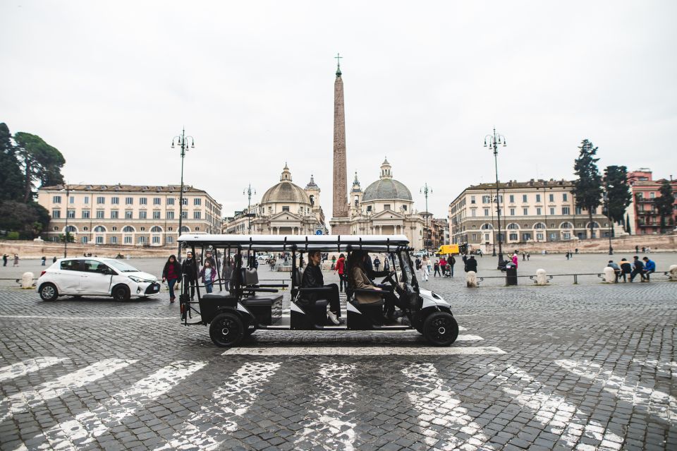 Rome: City Highlights Guided Tour by Golf Cart - Colosseum Views from Piazza del Colosseo