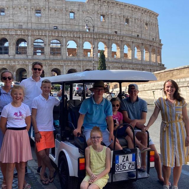 Rome: City Highlights Guided Tour by Golf Cart - Price and Value for a 2–3 Hour Private Golf Cart Tour