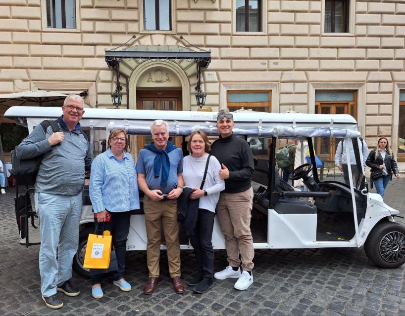 Rome: City Highlights on a Shared Golf Cart Tour - Rolling Past Piazza Venezia Before You Hit Piazza Navona