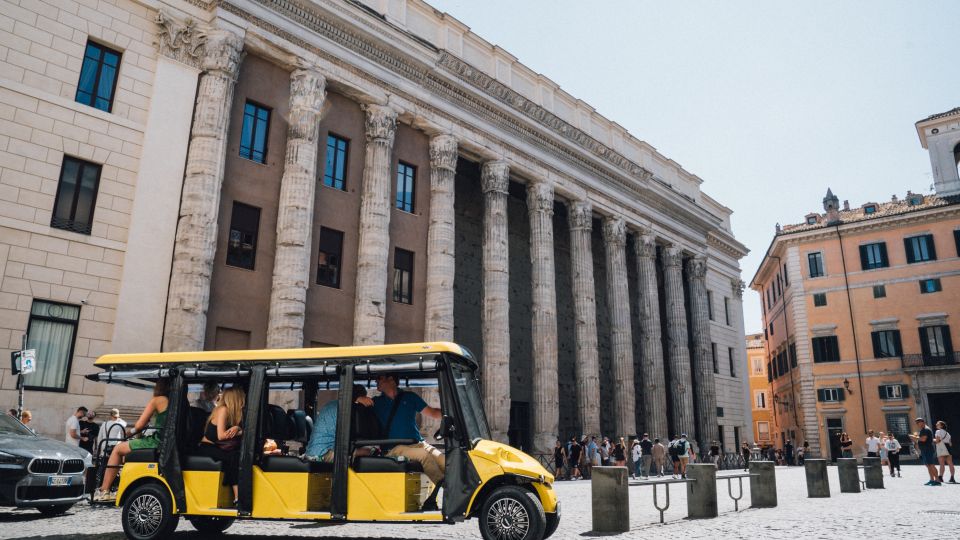 Rome: City Highlights Tour by Electric Golf Cart - Largo di Torre Argentina and Piazza Venezia: the route turns story into context