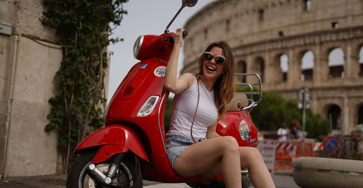 Rome: City Tour by Vespa with Aperol Spritz - Key points at a glance
