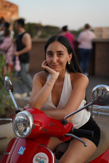 Rome: City Tour by Vespa with Aperol Spritz - Colle del Gianicolo (Janiculum Hill): Aperol Spritz and the big city view