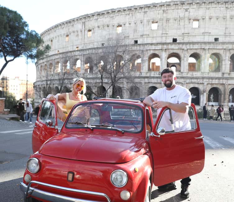 Rome: City Tour in a Retro Fiat 500 with Photo Stops - Vatican City Pass-By: A Quick Snapshot, Not a Full Visit