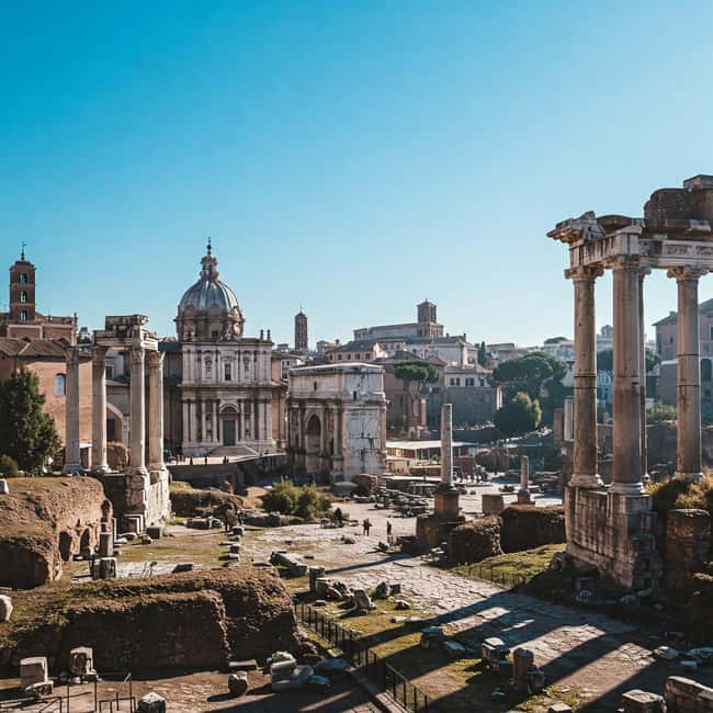 Rome: Colosseum and Ancient Rome Guided Walking Tour - Palatine Hill: the climb, the terrace, and the classic panorama