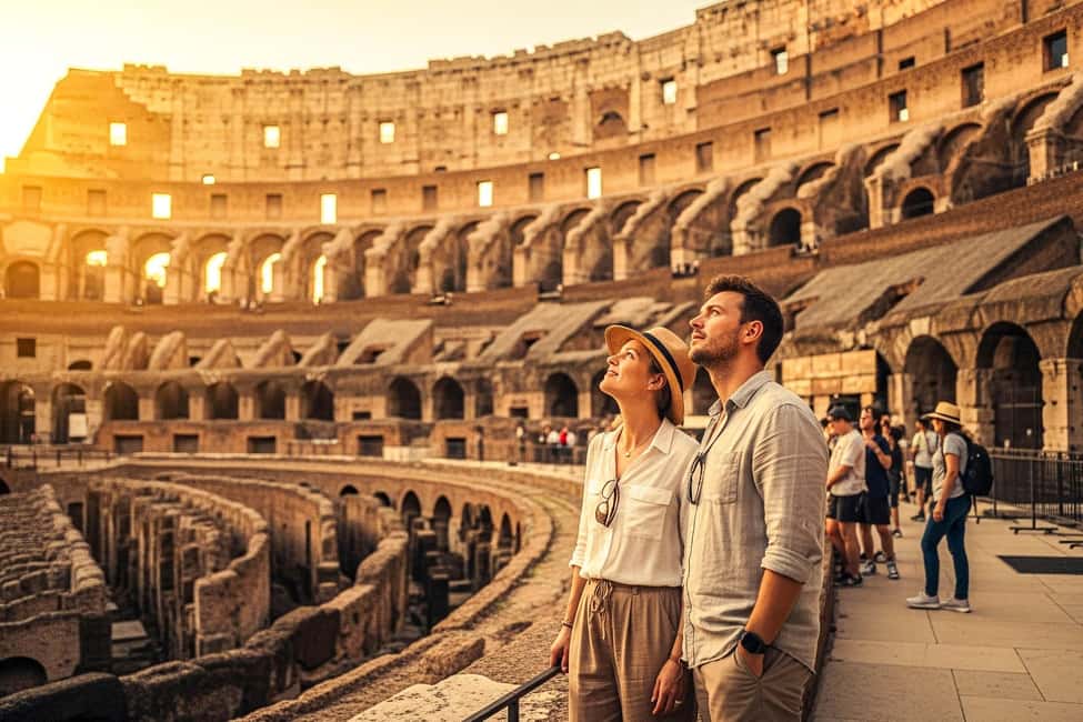 Rome: Colosseum Arena Twilight Tour & Imperial Forum Visit - Meeting Point and Check-In: Via della Polveriera 8 (Don’t Wing It)