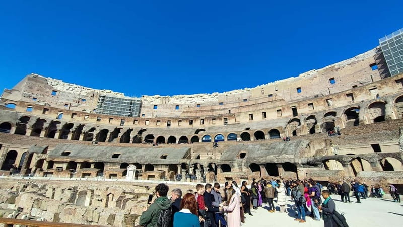 Rome: Colosseum, Forum and Palatine Hill - Entering the Colosseum: skip-the-line, 1st-floor seating, and 2nd-floor panoramas