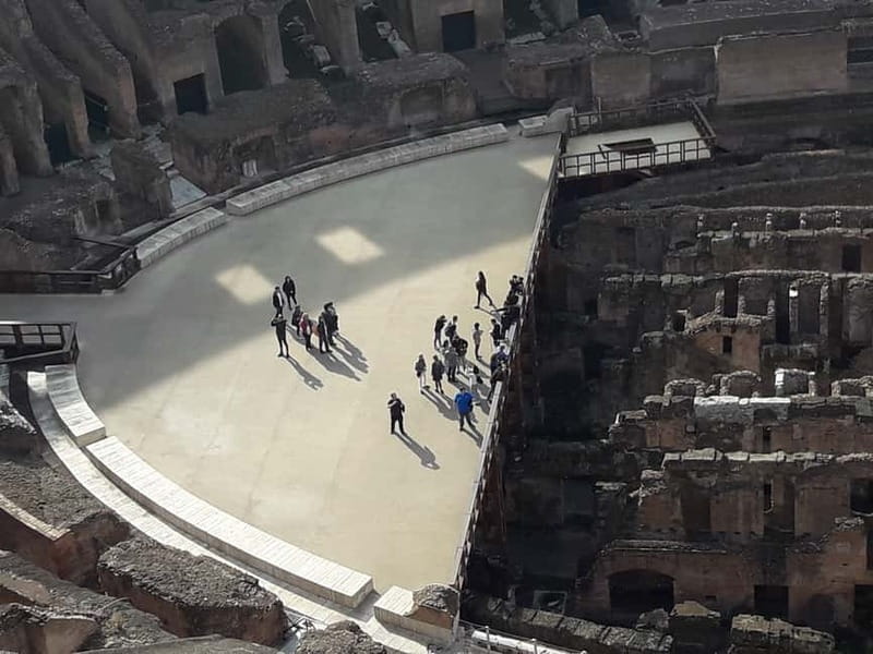 Rome: Colosseum Gladiator's Arena and Roman Forum Tour - Stepping Onto the Arena Floor: What You Should Look For