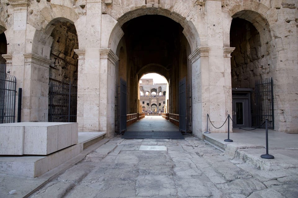 Rome: Colosseum Underground, Forum and Palatine Hill Private - Entering The Colosseum: underground first, not last