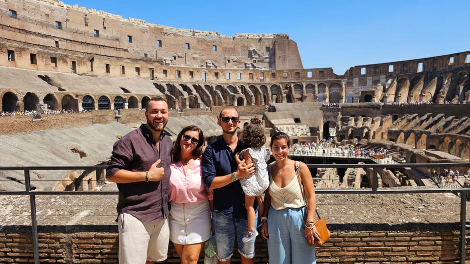 Rome: Colosseum Underground max 6 people - Upper levels views: getting your bearings above the crowd