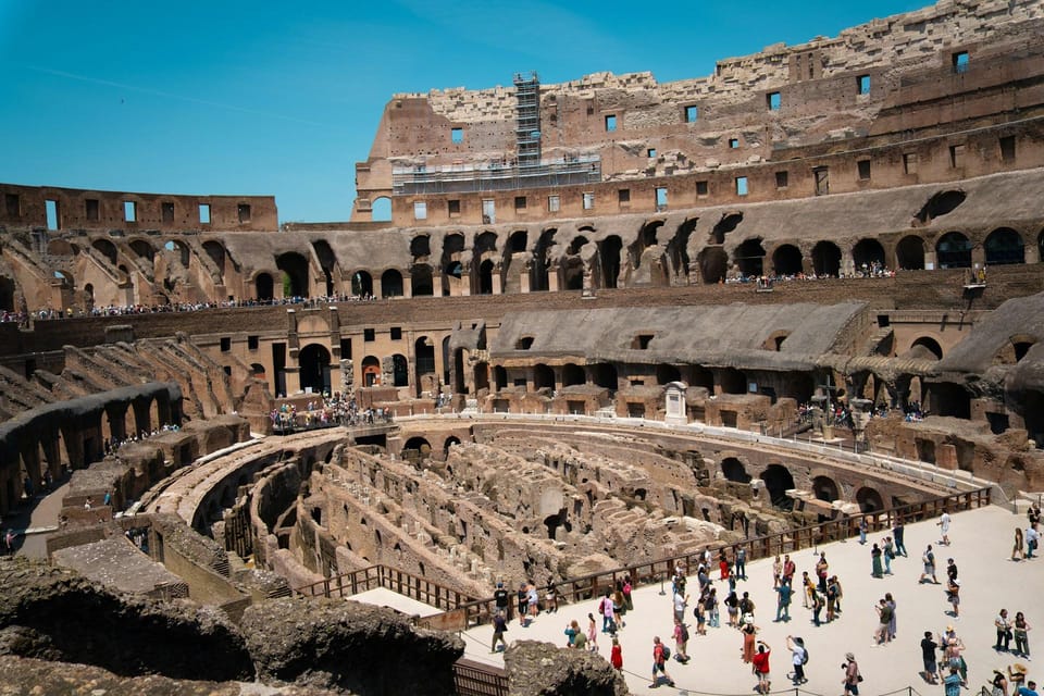 Rome: Colosseum Underground max 6 people - Arena Time: Standing where gladiators and animals fought
