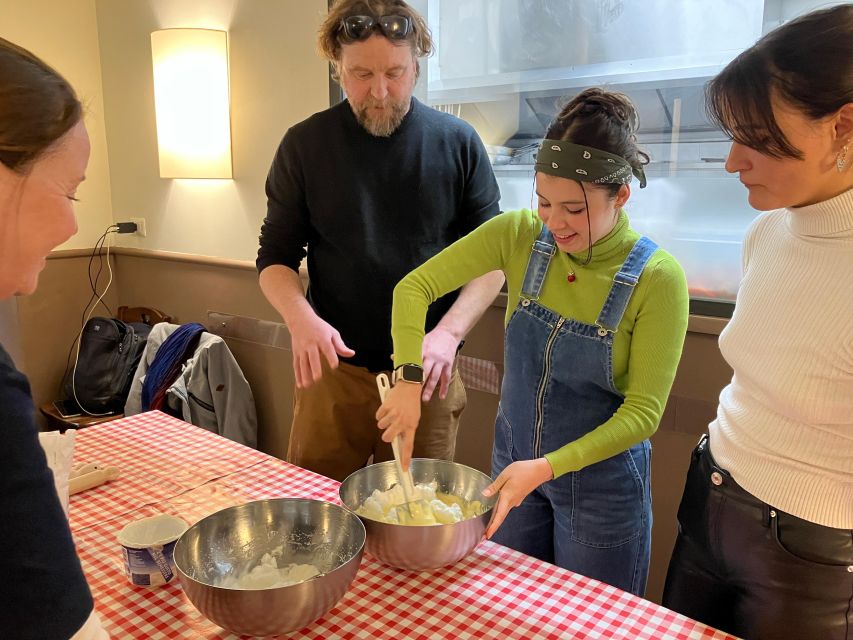 Rome: Cooking Class of fresh Pasta and Tiramisu Cake - Wine and the sit-down meal: included, and worth it