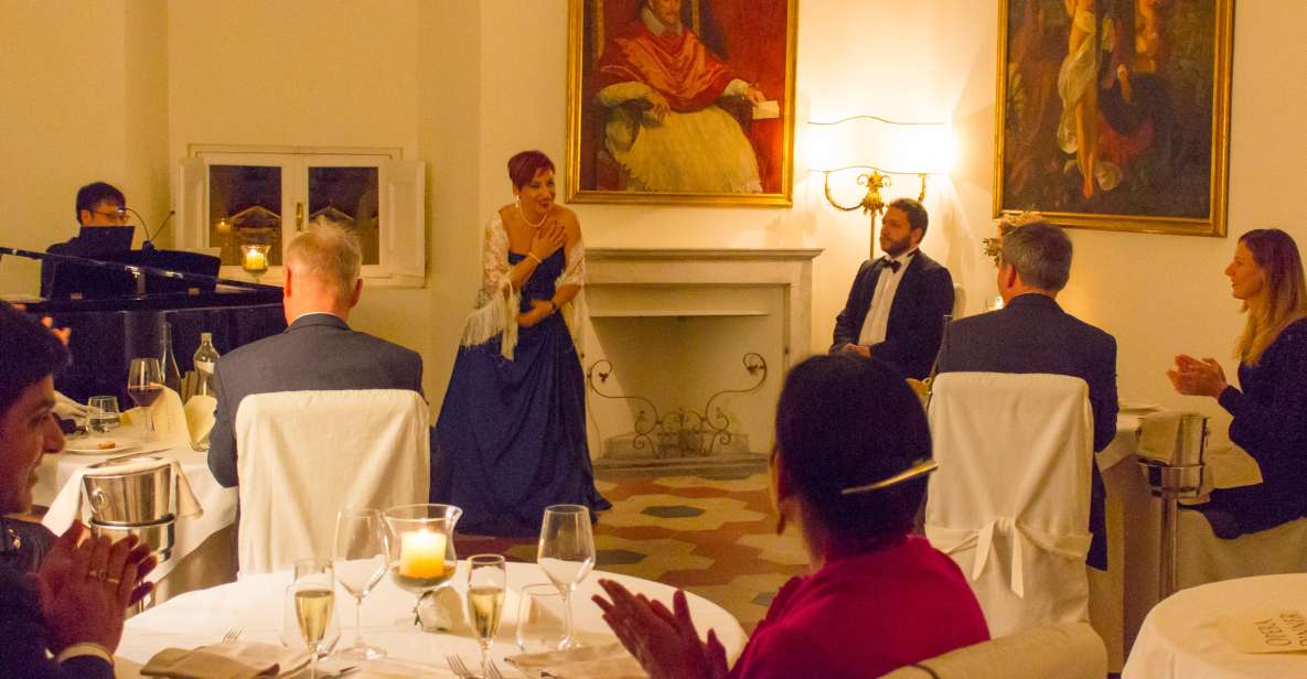 Rome: Dinner and Opera Performance at Palazzo Pamphili - Terrazza Borromini at 7:30: Prosecco and Piazza Navona views