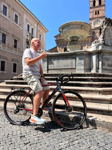 Rome: E-Bike Rental with Audio Guide - E-bike rental plus an audio app: what the experience really is