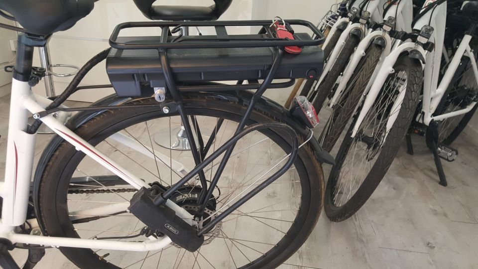 Rome: Electric Bike Rental Service - How the Bike Controls Let You Tailor Effort (LCD, 5 Assist Levels, Brakes)
