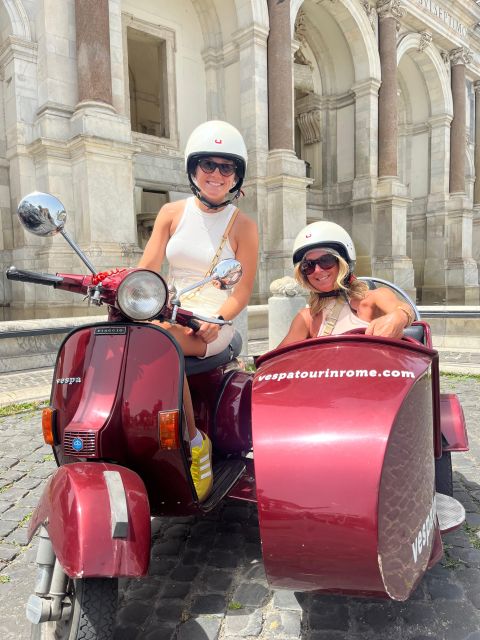 Rome: Evening Fiat 500 and Vespa Prosecco Tour - Getting Around Hands-Free: Hotel Pickup and a 10-Person Max