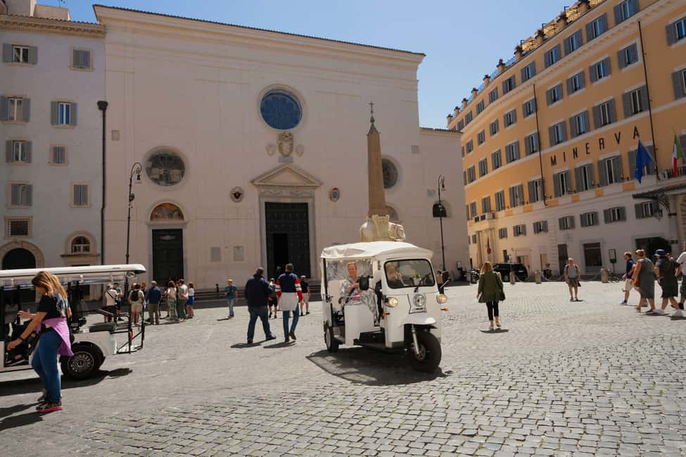Rome: Exclusive Private Tour by Tuk Tuk - St. Peter’s Basilica Finish: Great Finale, Double-Check the Endpoint