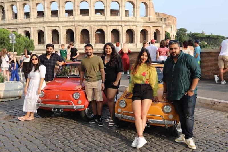 Rome: Fiat 500 Vintage City and Photo Tour - Key points worth knowing before you go