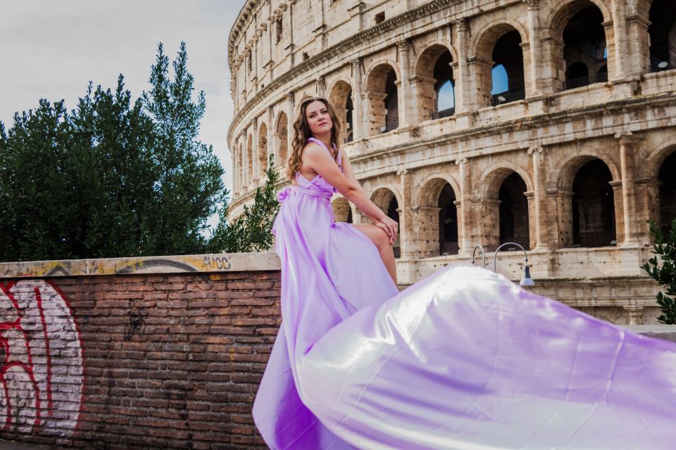 Rome: Flying Dress Professional Photoshoot - The 45-Minute Colosseum Photo Session (And How to Make It Count)