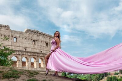 Rome: Flying Dress Professional Photoshoot - Meeting at Caffè Roma: Getting Oriented Without Stress