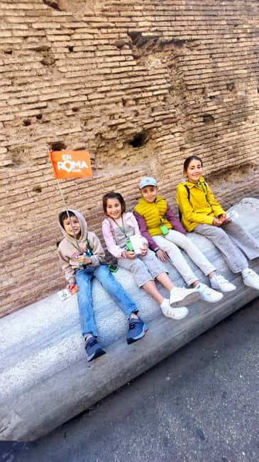 Rome for Kids: Colosseum and Roman Forum Tour - Colosseum for about 1 hour: gladiator energy with photo moments