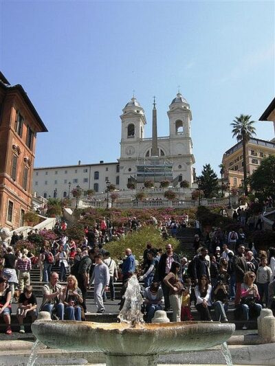 Rome: Fountains and Squares, Half Day Tour with Tasting - Spanish Steps and Santissima Trinità dei Monti: the view stops you should not rush