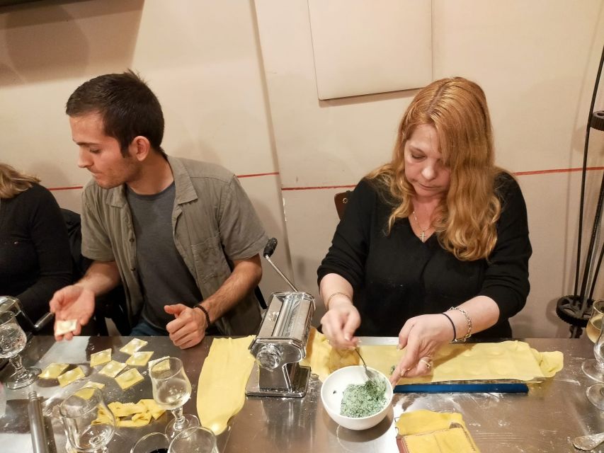 Rome: Fresh Pasta and Tiramisu Making Class with Fine Wine - Fettuccine and Ravioli From Scratch: Dough Is the Whole Story