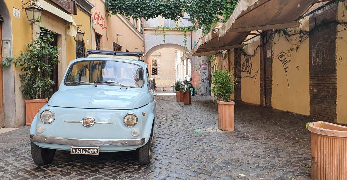 Rome: Full-Day Classic Fiat 500 Rental - Key things to know before you start