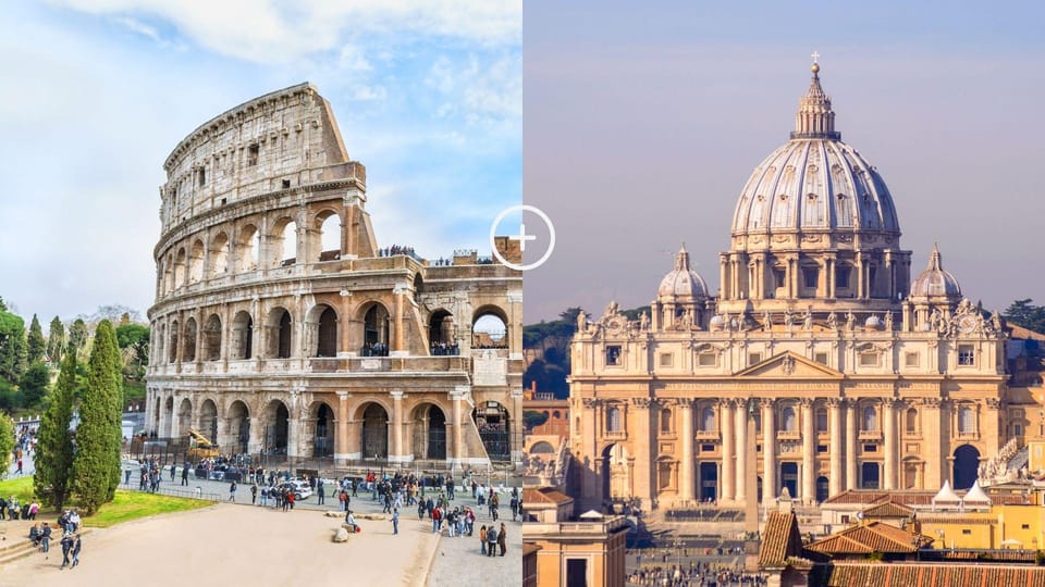 Rome: Full-Day Colosseum, Vatican Museums & St Peter's Tour - Entering the Colosseum without the public line