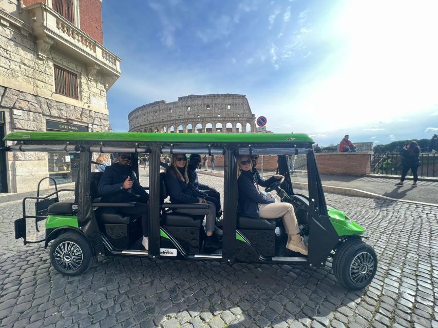 Rome: Golf Cart Tour with Artisanal Gelato Tasting - From the Arch of Constantine to Circus Maximus: Fast Views With Real Context