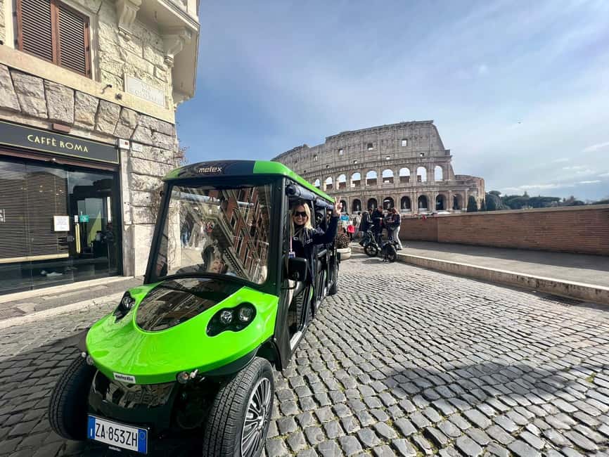 Rome: Golf Cart Tour with Artisanal Gelato Tasting - Meeting at Via del Fagutale 2 and Finding Your Starting Point