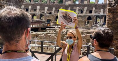 Rome: Guided Group Colosseum & Ancient City Tour - Entering the Colosseum with faster entry (and views most people miss)