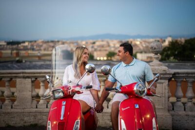 Rome: Hidden Gems Guided Vespa Tour with Photos - Meeting at Caffe Roma and getting set up in real time