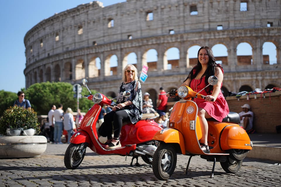 Rome: Hidden Gems Guided Vespa Tour with Photos - Giardino degli Aranci and Terrazza del Gianicolo: where the views do the talking