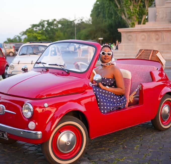 Rome in a Fiat Jolly: Exclusive Vintage Ride & Photo Tour - Key things to know before you book