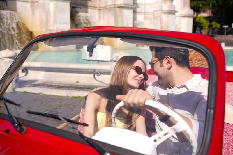 Rome in a Fiat Jolly: Exclusive Vintage Ride & Photo Tour - Fontana dell’Acqua Paola: the sunset stop that turns photos into keepsakes
