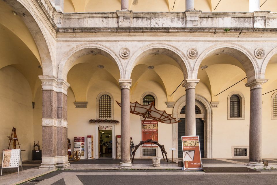 Rome: Leonardo da Vinci Exhibition Entrance Ticket - Audio and language support: how to get the most from the information