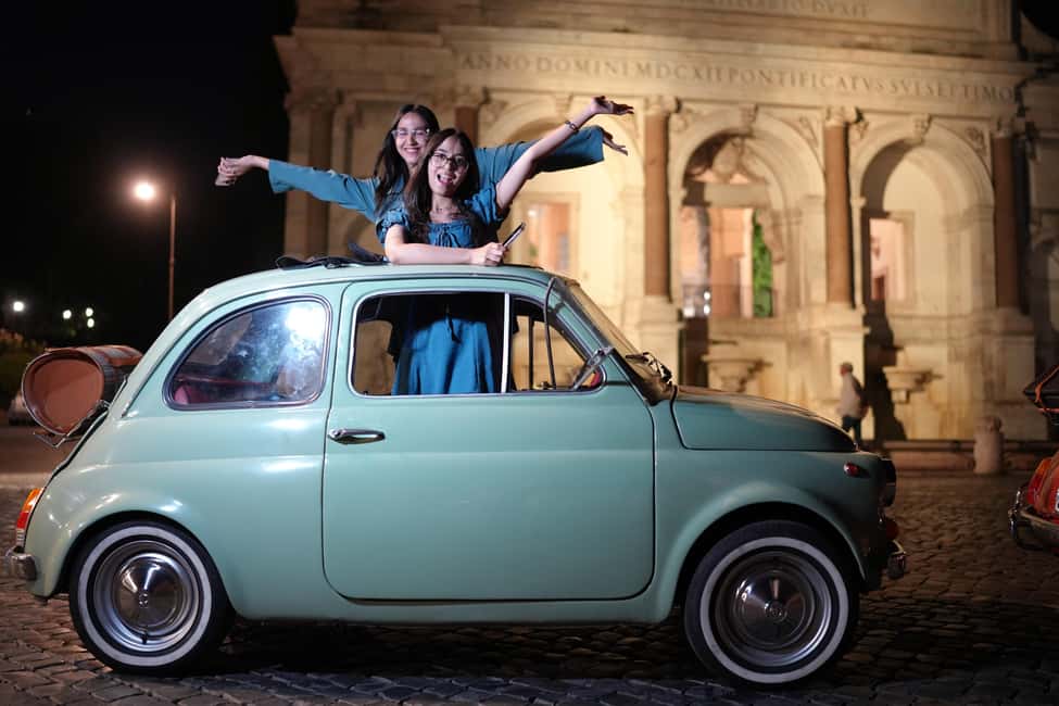 Rome: Night Tour in a Vintage Fiat 500 with Aperol Spritz - Aperol Spritz at the right moment (and how to make it count)