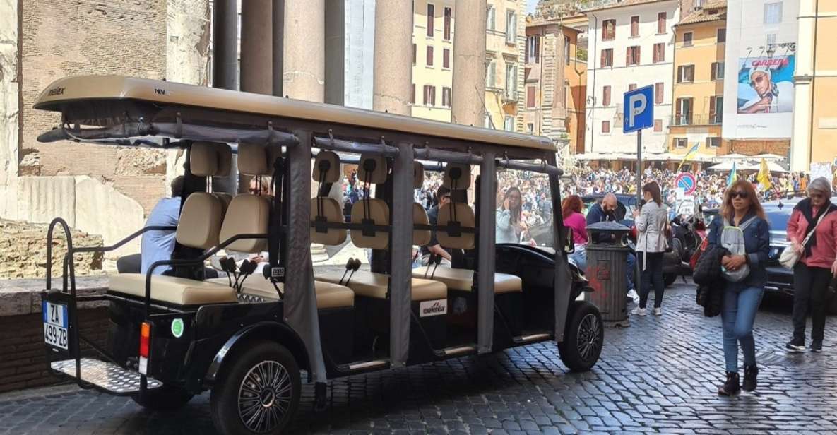 Rome: Night Tour of the City by Golf Cart (Private option) - Colosseum Start: Getting Your Bearings Fast