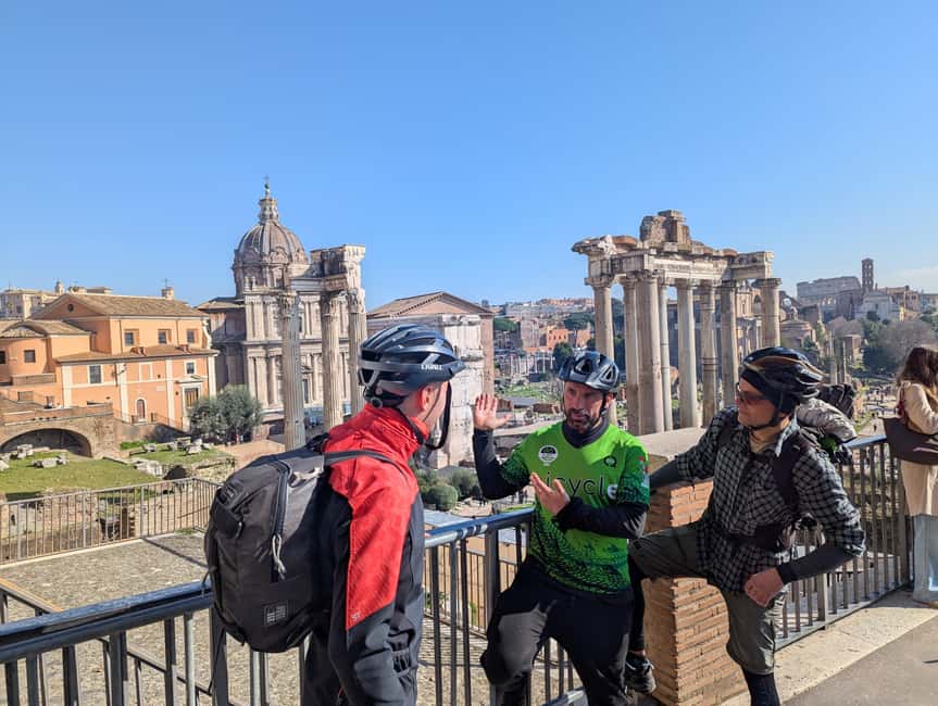 Rome: Pedal and Taste the Top 5 Tastings with e-Bike Tour - The e-Bike Route: Safe Streets, Real Sightlines, and What to Expect