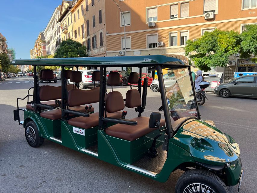 Rome: Private Golf Cart City Highlights Tour - The 2.5-hour highlights loop: stop by stop