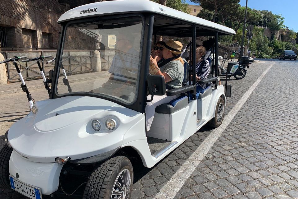 Rome: Private Golf Cart City Highlights Tour - Price and value: $864.99 per group up to 6