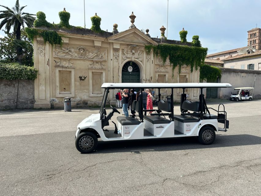 Rome: Private Golf Cart City Highlights Tour - Comfort rules: what to bring and how to pack light