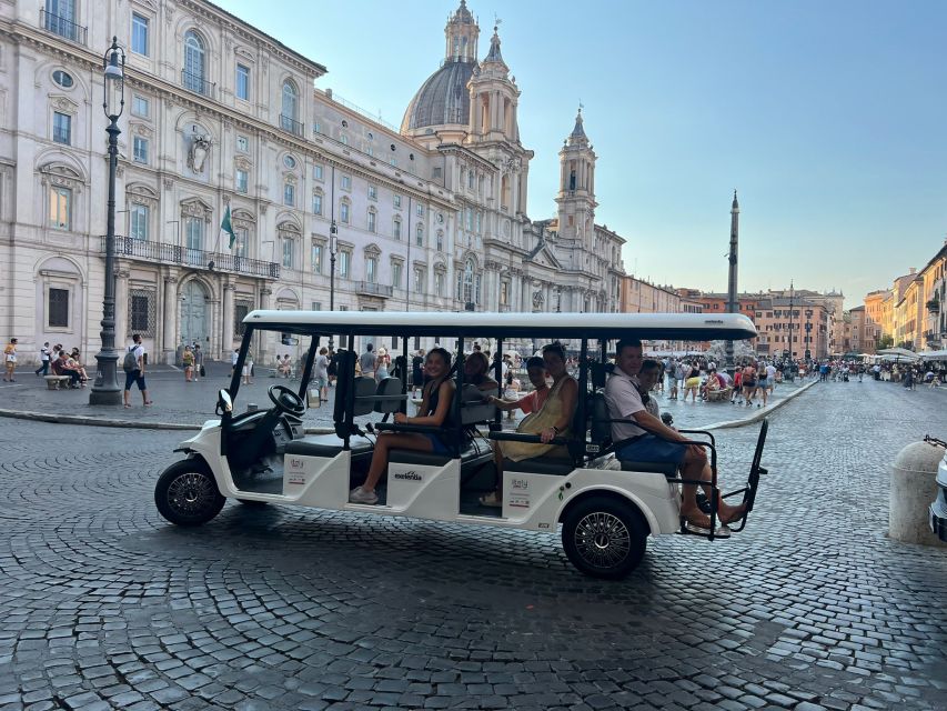 Rome: Private Golf Cart City Highlights Tour - Meeting point reality: getting to Italy In Love Tours