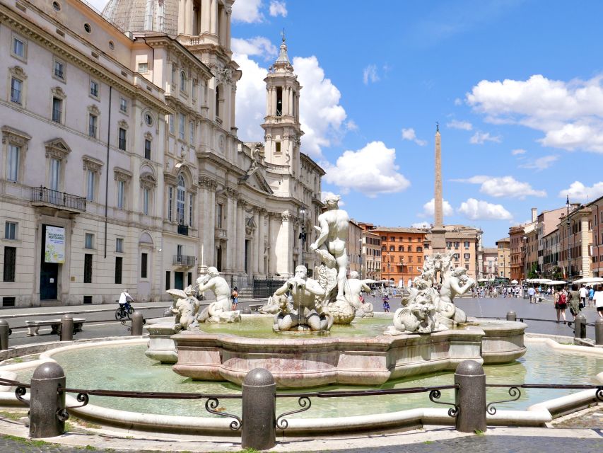 Rome: Private Tour of Navona Square with Undergrounds - Fountain of Four Rivers with Bernini: watch the details, not just the view
