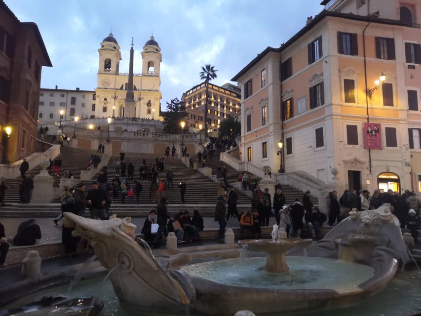 Rome: Spanish Steps, Trevi, Navona and Pantheon Sunset Tour - Where you meet: Piazza di San Simeone, next to the fountain