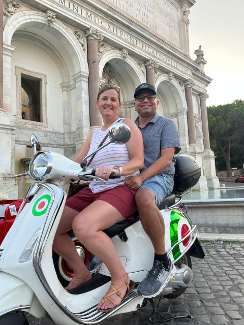 Rome: Vespa Self-Drive Tour with Gelato - Riding a Vespa from the Vatican area
