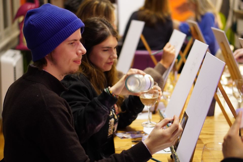 Rome: Wine and Paint Experience in Piazza Navona - The Painting Class Without the Pressure: What the Instructor Does