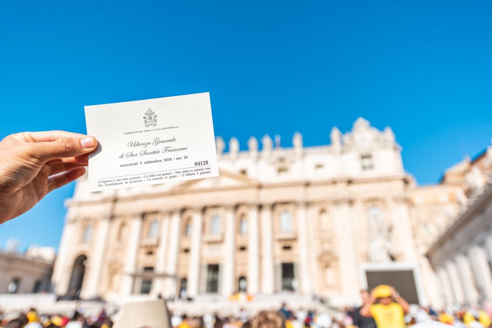 Vatican: Papal Audience and St. Peter's Basilica Guided Tour - Meeting Point at Piazza del Risorgimento: Find the Orange Umbrella Fast