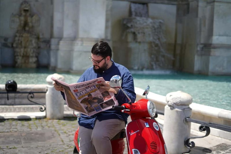 Vespa city tour in Rome with two different routes - Giardino degli Aranci (Orange Garden): the short break that can steal the show